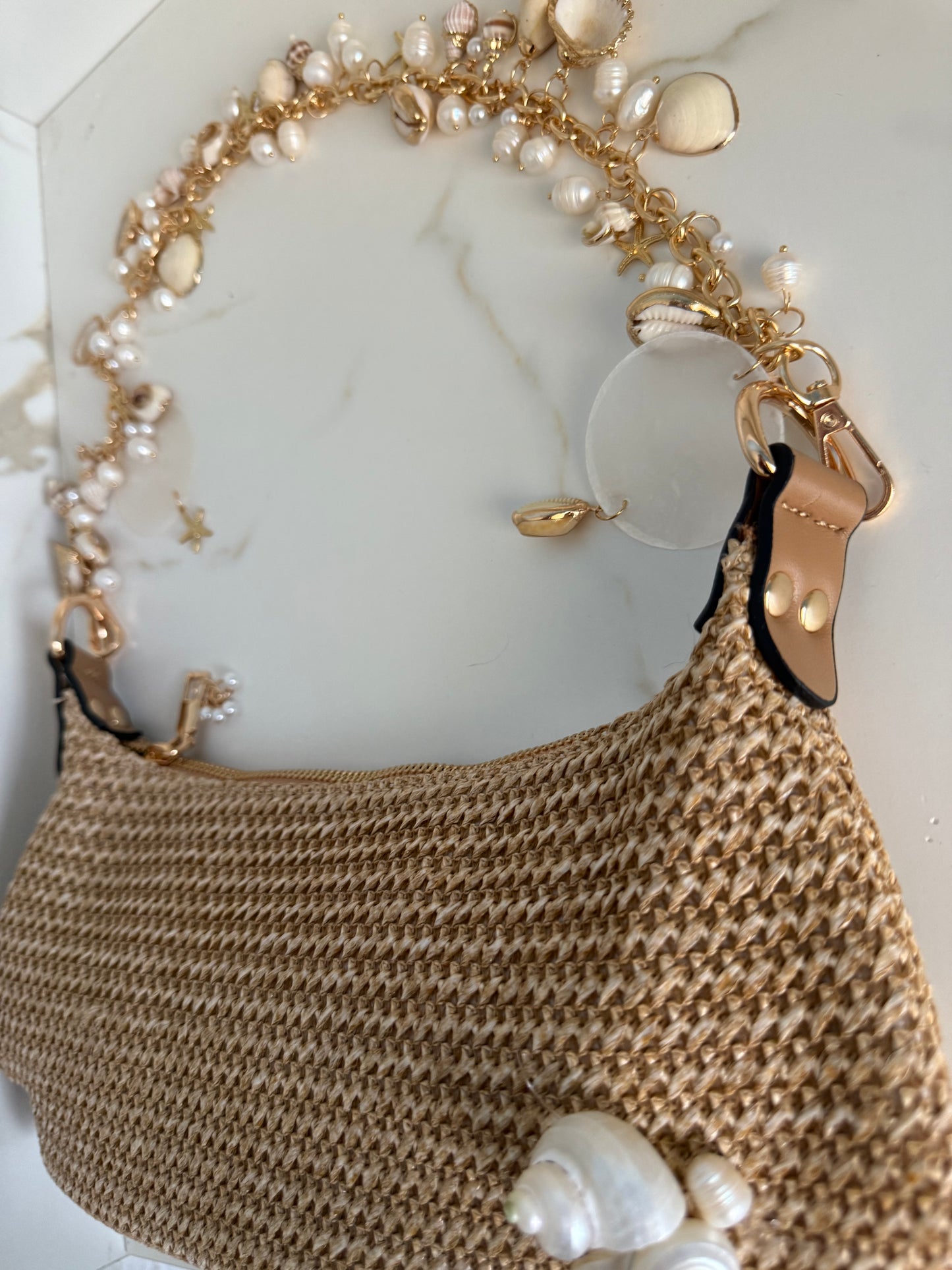 Woven Seashell Purse